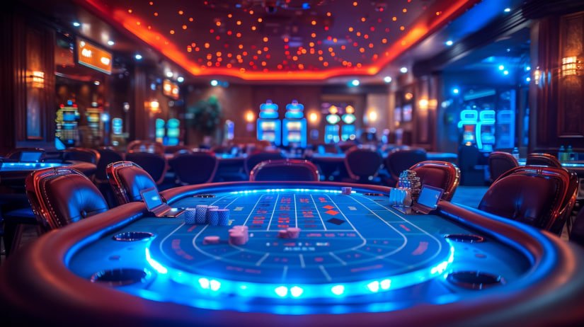 Blackjack game interface on halimtoto login showing stake controls and action buttons